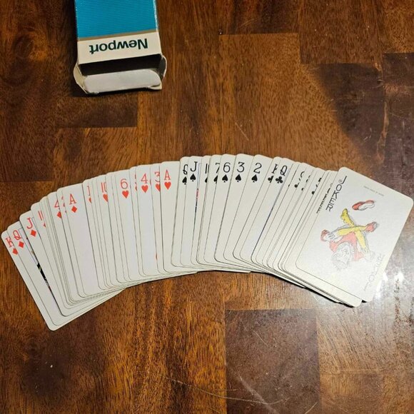 Vintage 1990 Newport Deck of 54 Playing Cards - Picture 2 of 10